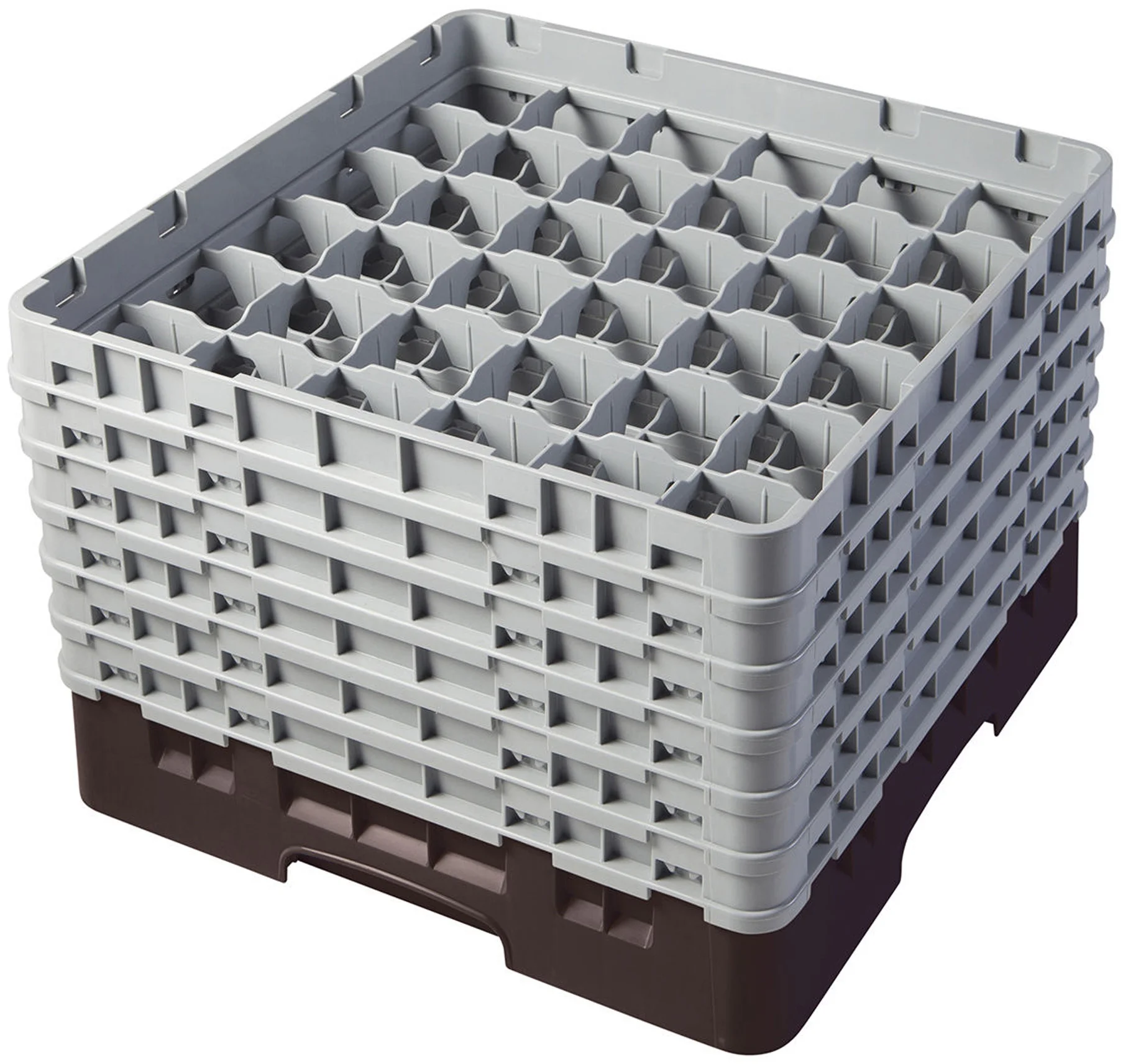 Kosz na szkło max. śr. szkl. 72 mm brązowy - CAMBRO