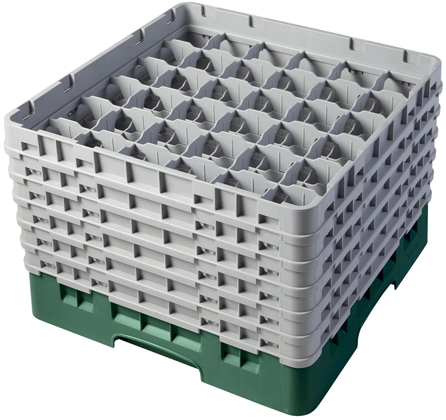 Kosz na szkło max. śr. szkl. 72 mm zielony - CAMBRO