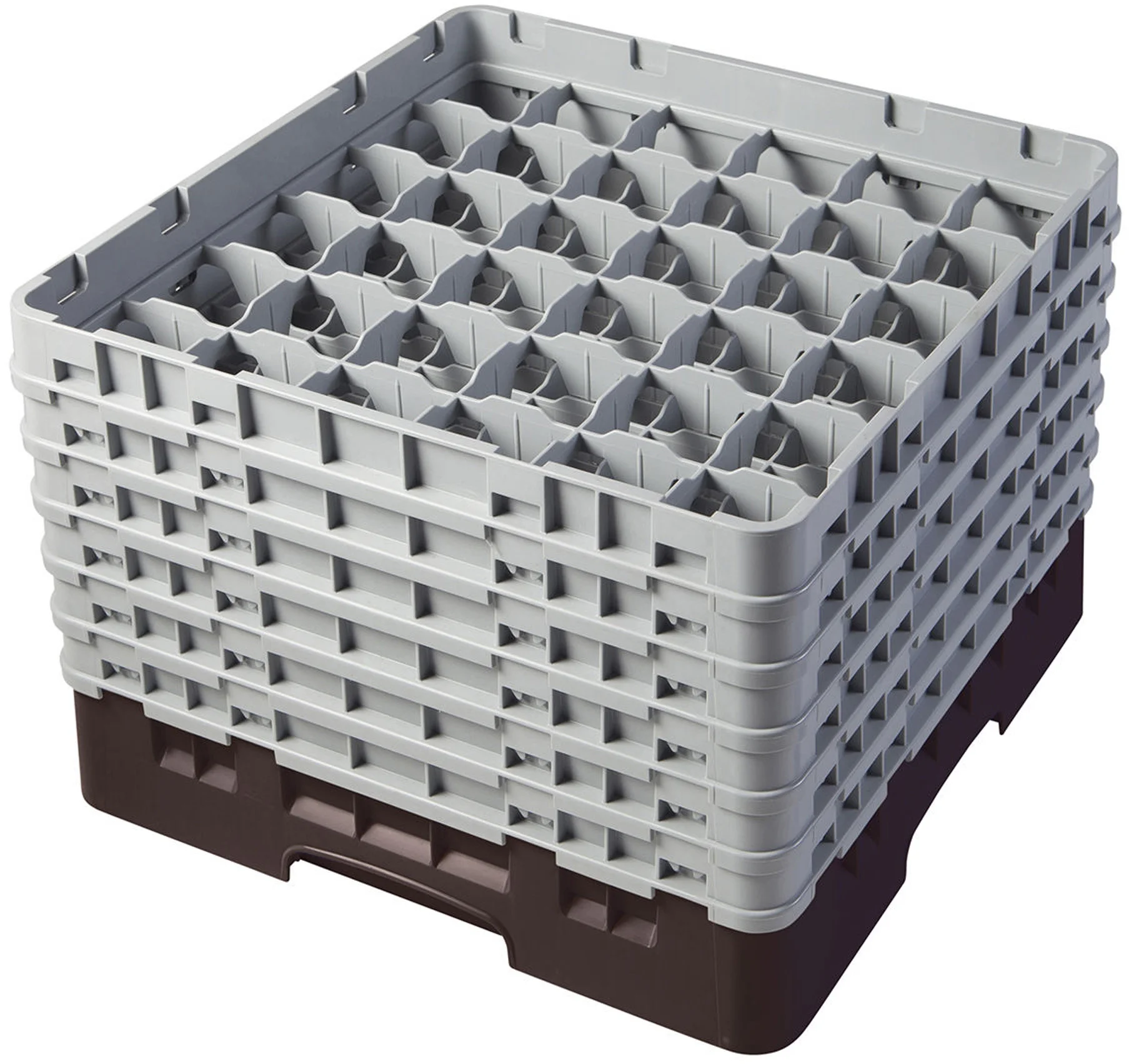 Kosz na szkło max. śr. szkl. 72 mm brązowy - CAMBRO