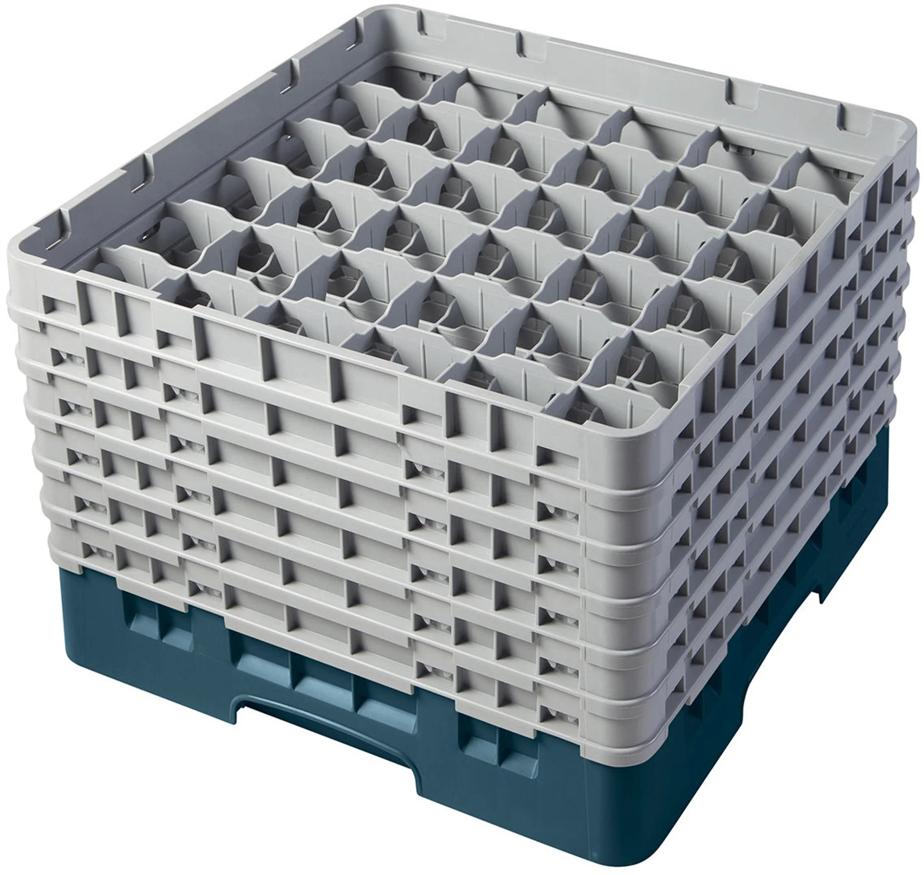 Kosz na szkło max. śr. szkl. 72 mm zielono-niebieski - CAMBRO
