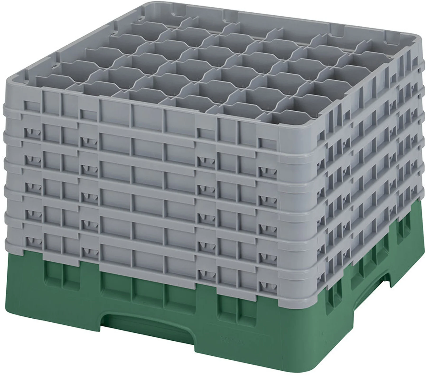 Kosz na szkło max. śr. szkl. 72 mm zielony - CAMBRO