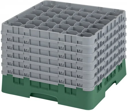 Kosz na szkło max. śr. szkl. 72 mm zielony - CAMBRO
