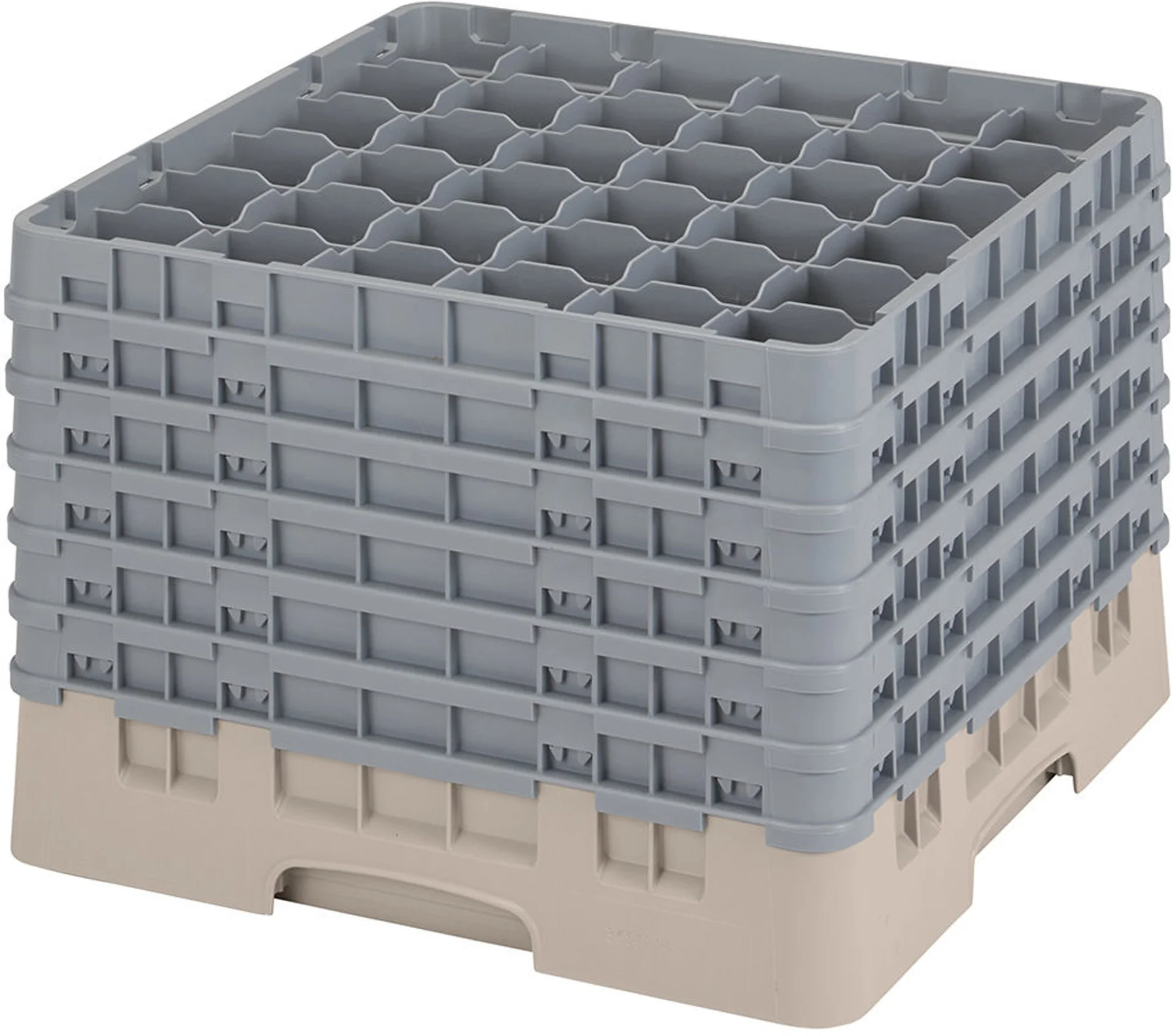 Kosz na szkło max. śr. szkl. 72 mm beżowy - CAMBRO