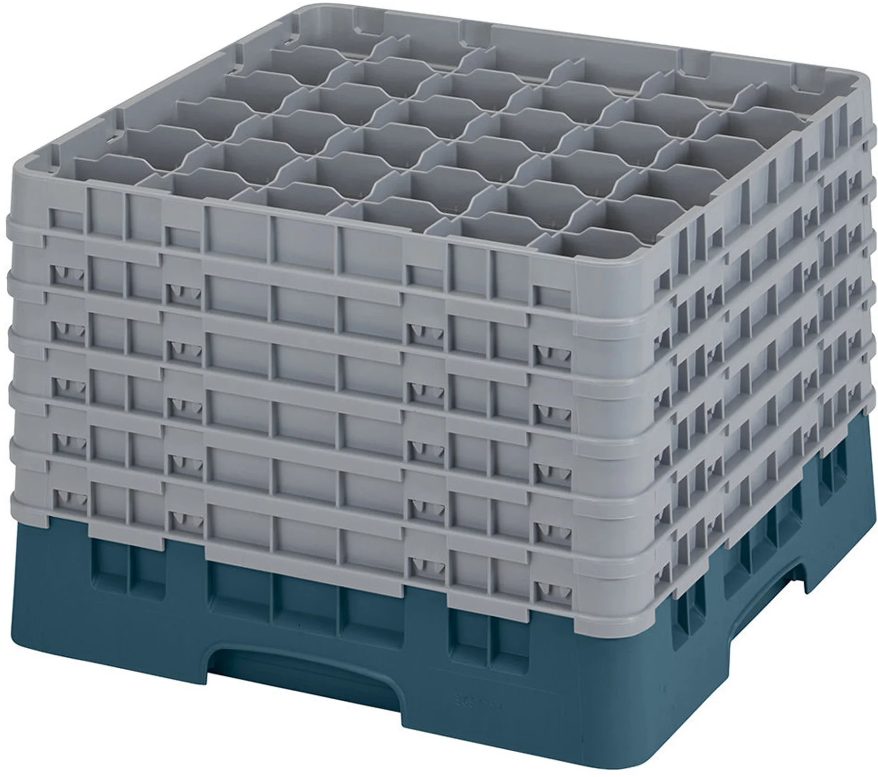 Kosz na szkło max. śr. szkl. 72 mm zielono-niebieski - CAMBRO