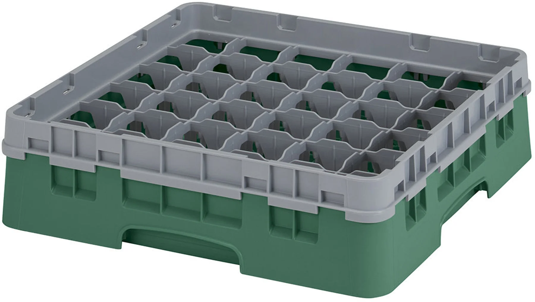 Kosz na szkło max. śr. szkl. 72 mm zielony - CAMBRO