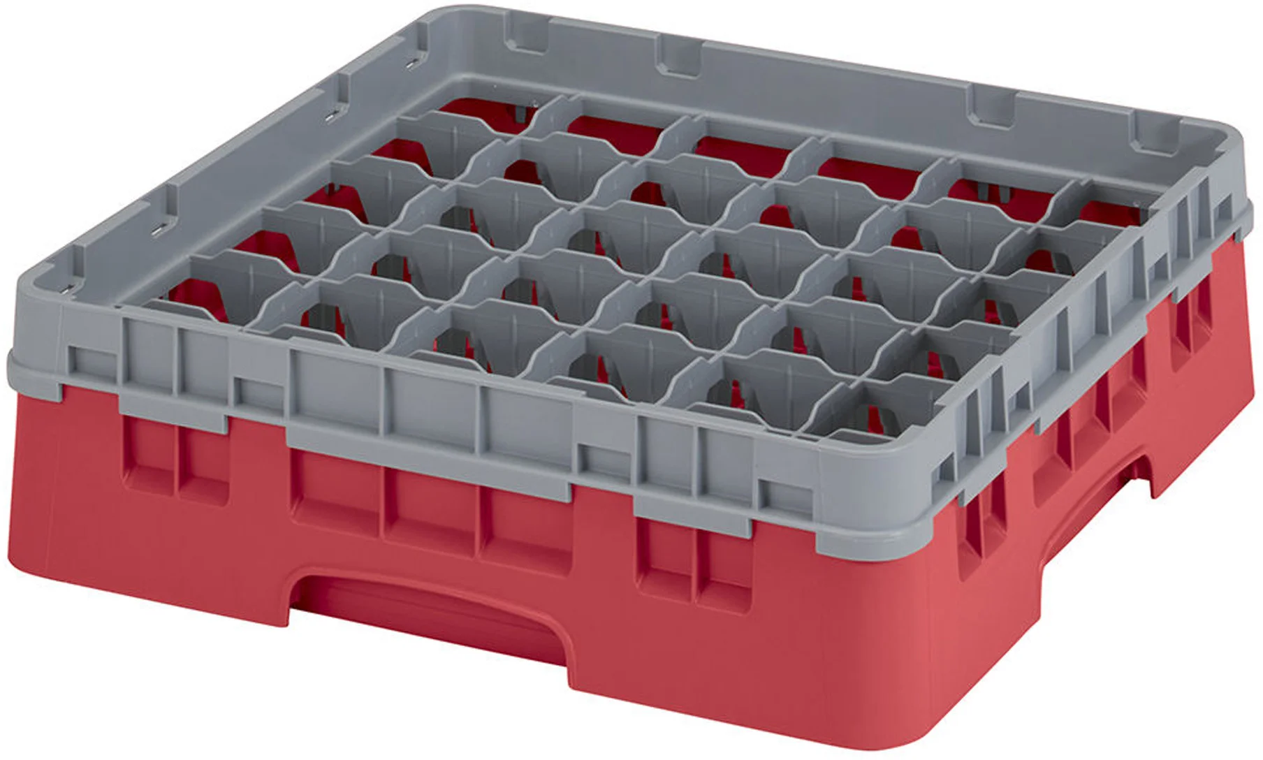 Kosz na szkło max. śr. szkl. 72 mm czerwony - CAMBRO