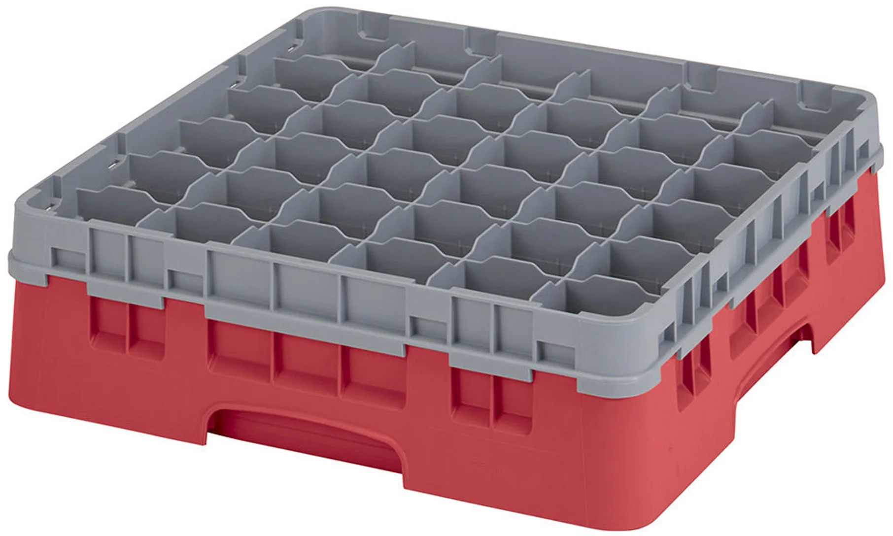 Kosz na szkło max. śr. szkl. 72 mm czerwony - CAMBRO