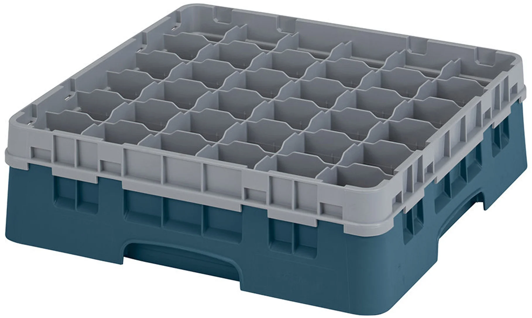 Kosz na szkło max. śr. szkl. 72 mm zielono-niebieski - CAMBRO