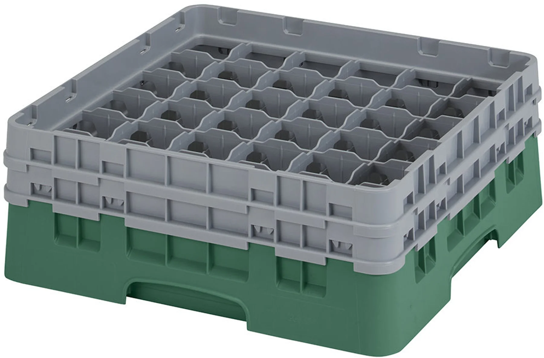 Kosz na szkło max. śr. szkl. 72 mm zielony - CAMBRO
