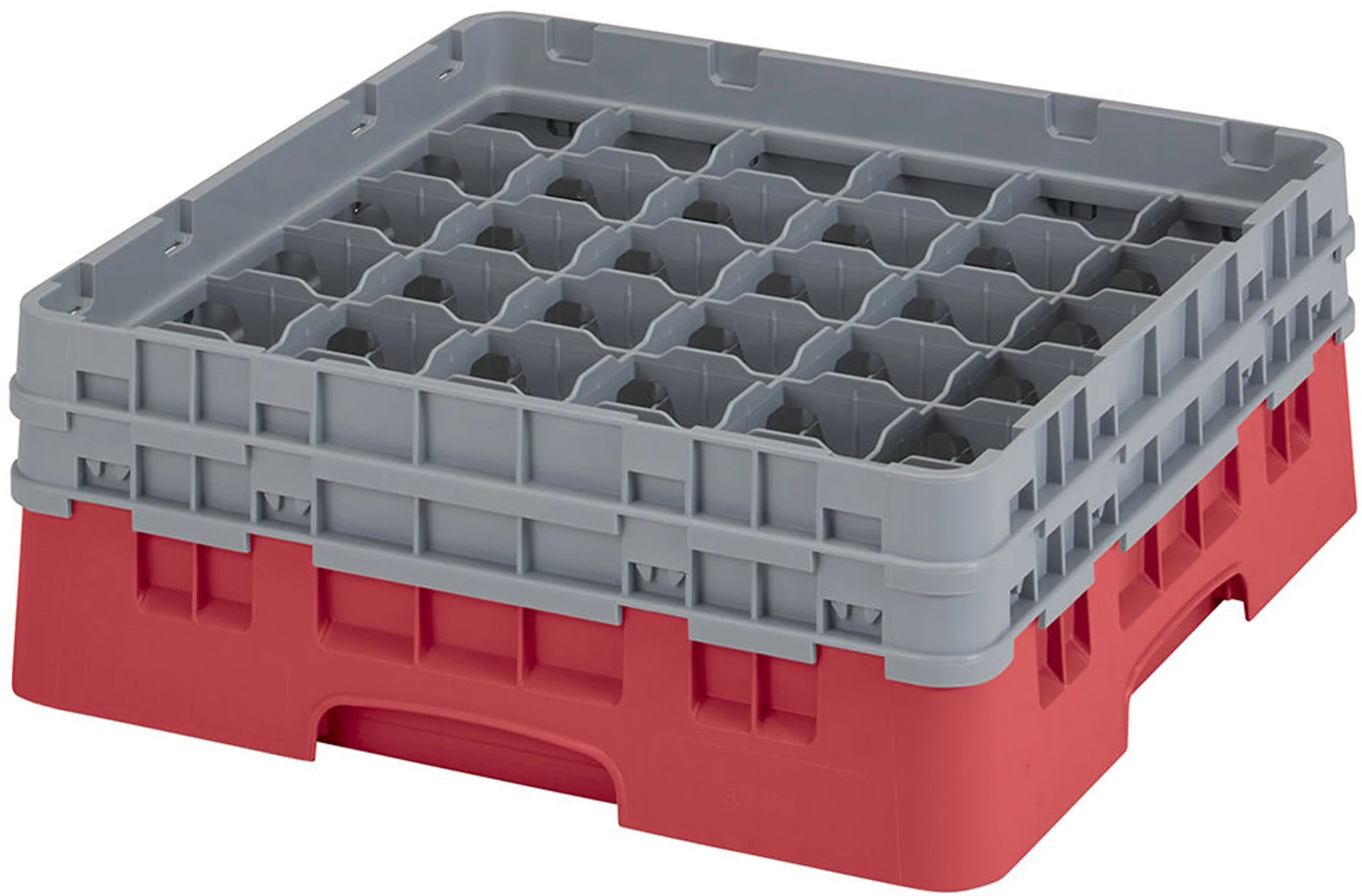 Kosz na szkło max. śr. szkl. 72 mm czerwony - CAMBRO
