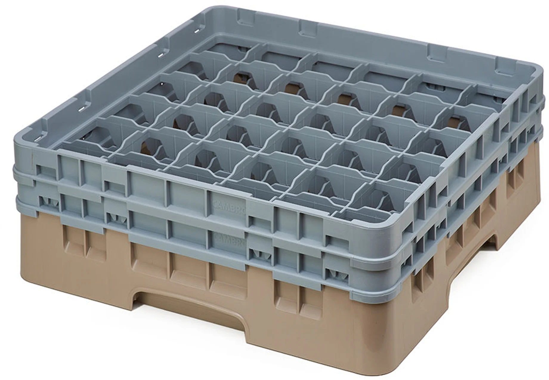 Kosz na szkło max. śr. szkl. 72 mm beżowy - CAMBRO