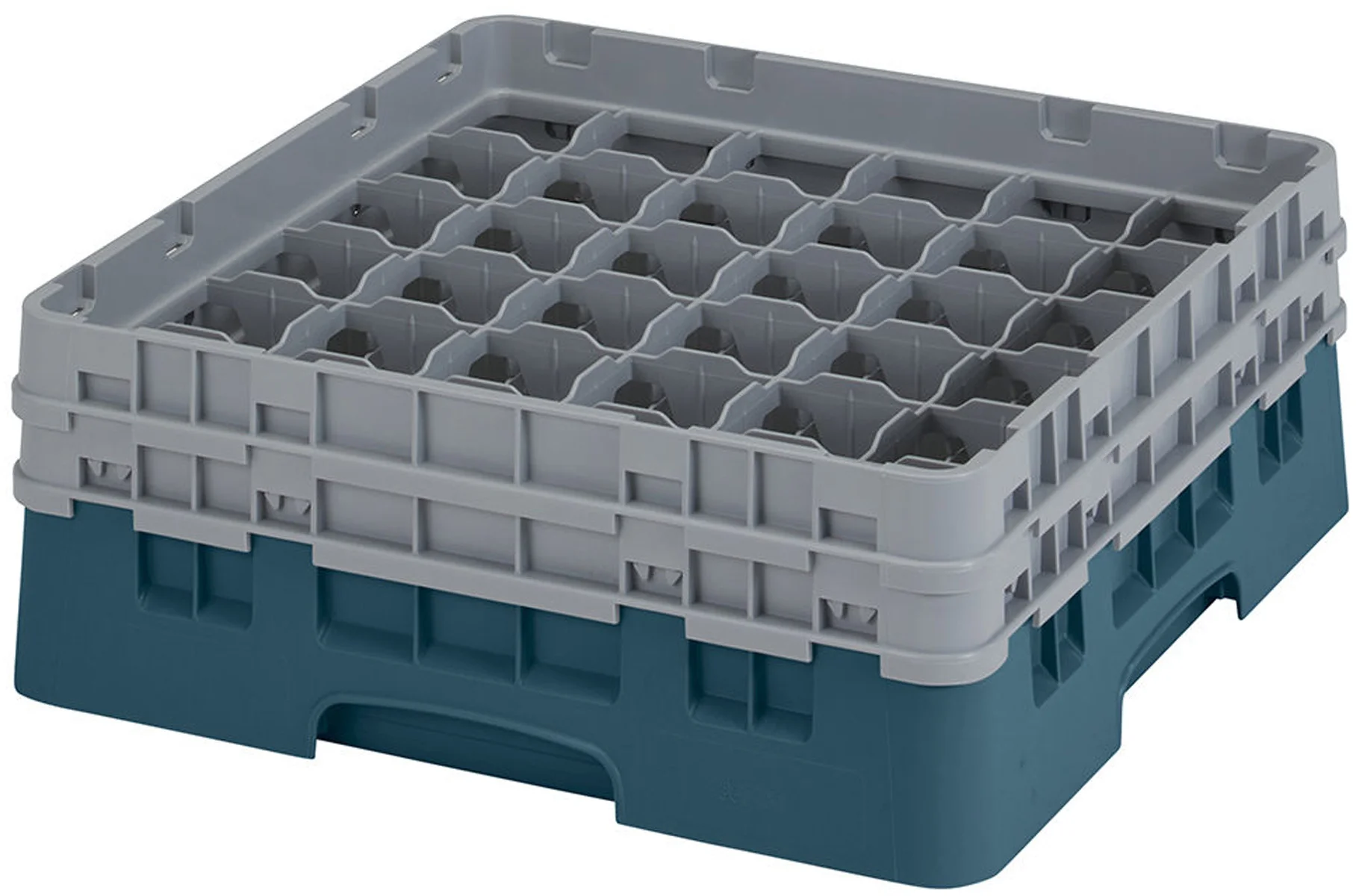 Kosz na szkło max. śr. szkl. 72 mm zielono-niebieski - CAMBRO
