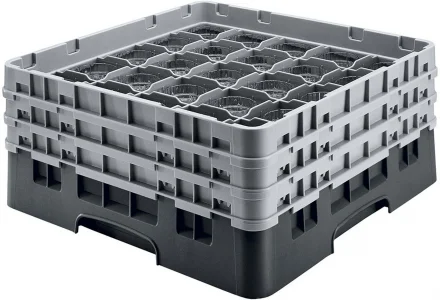 Kosz na szkło max. śr. szkl. 72 mm czarny - CAMBRO