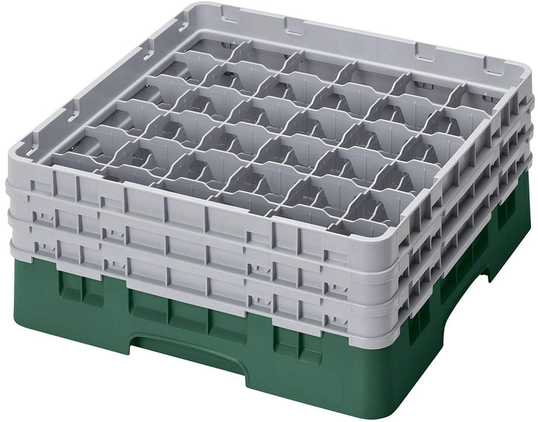 Kosz na szkło max. śr. szkl. 72 mm zielony - CAMBRO