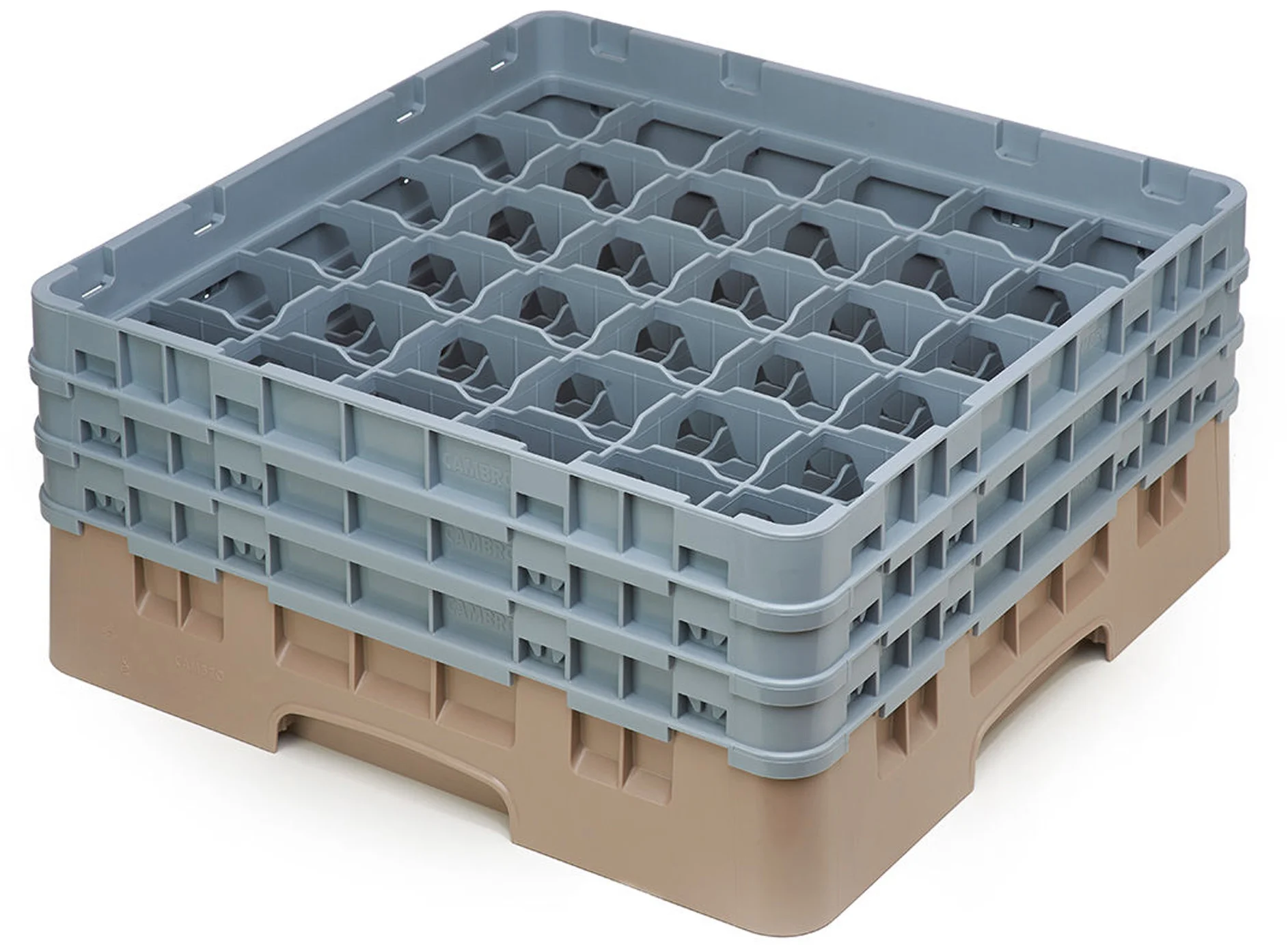 Kosz na szkło max. śr. szkl. 72 mm beżowy - CAMBRO