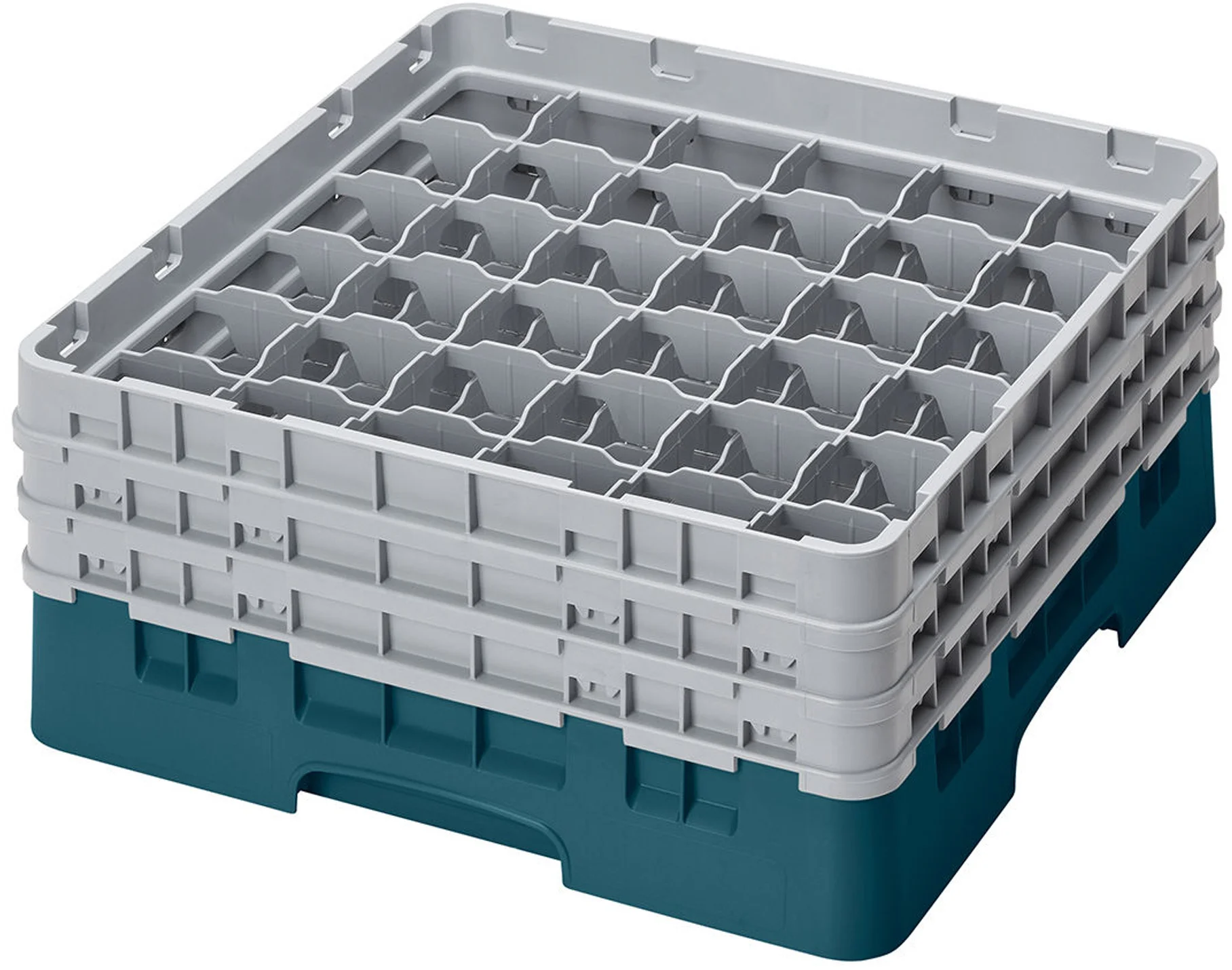 Kosz na szkło max. śr. szkl. 72 mm zielono-niebieski - CAMBRO