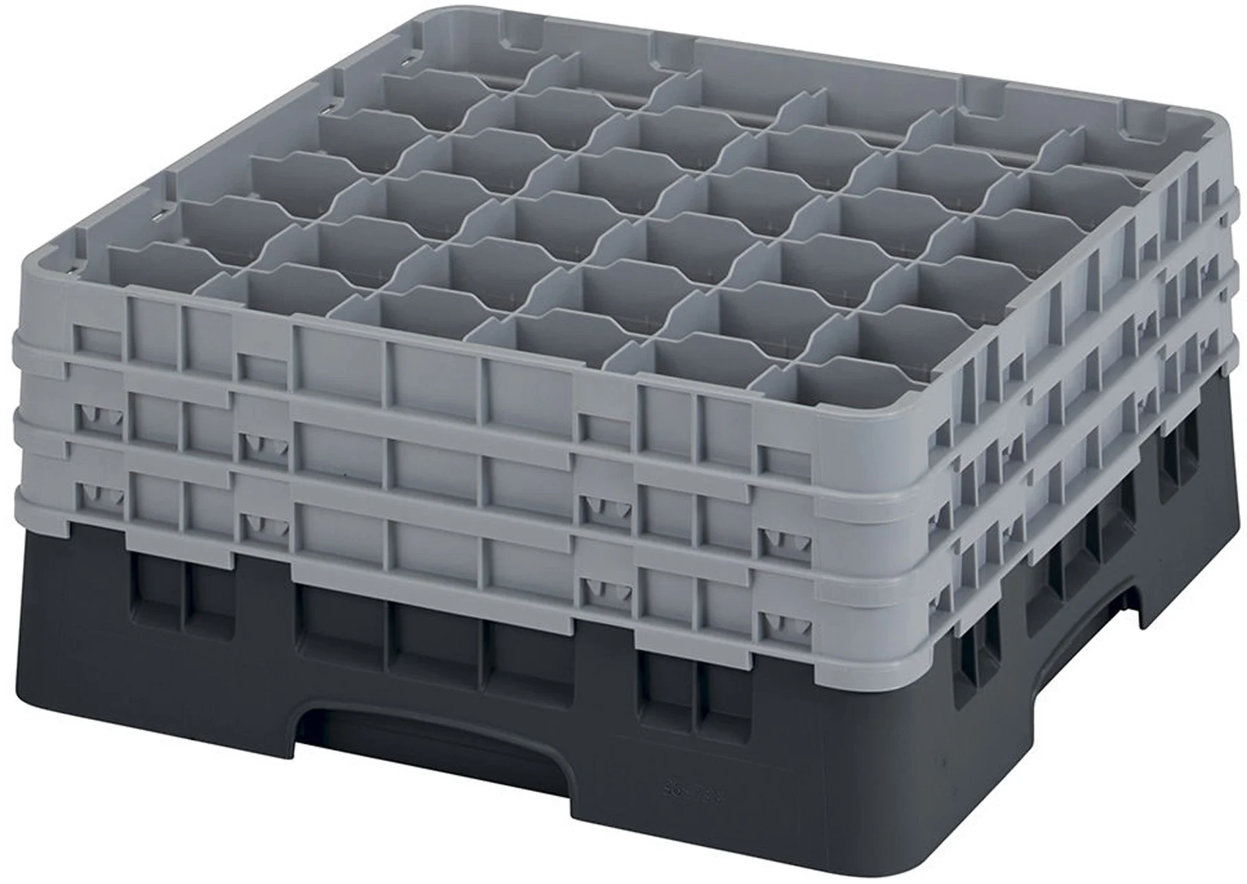 Kosz na szkło max. śr. szkl. 72 mm czarny - CAMBRO