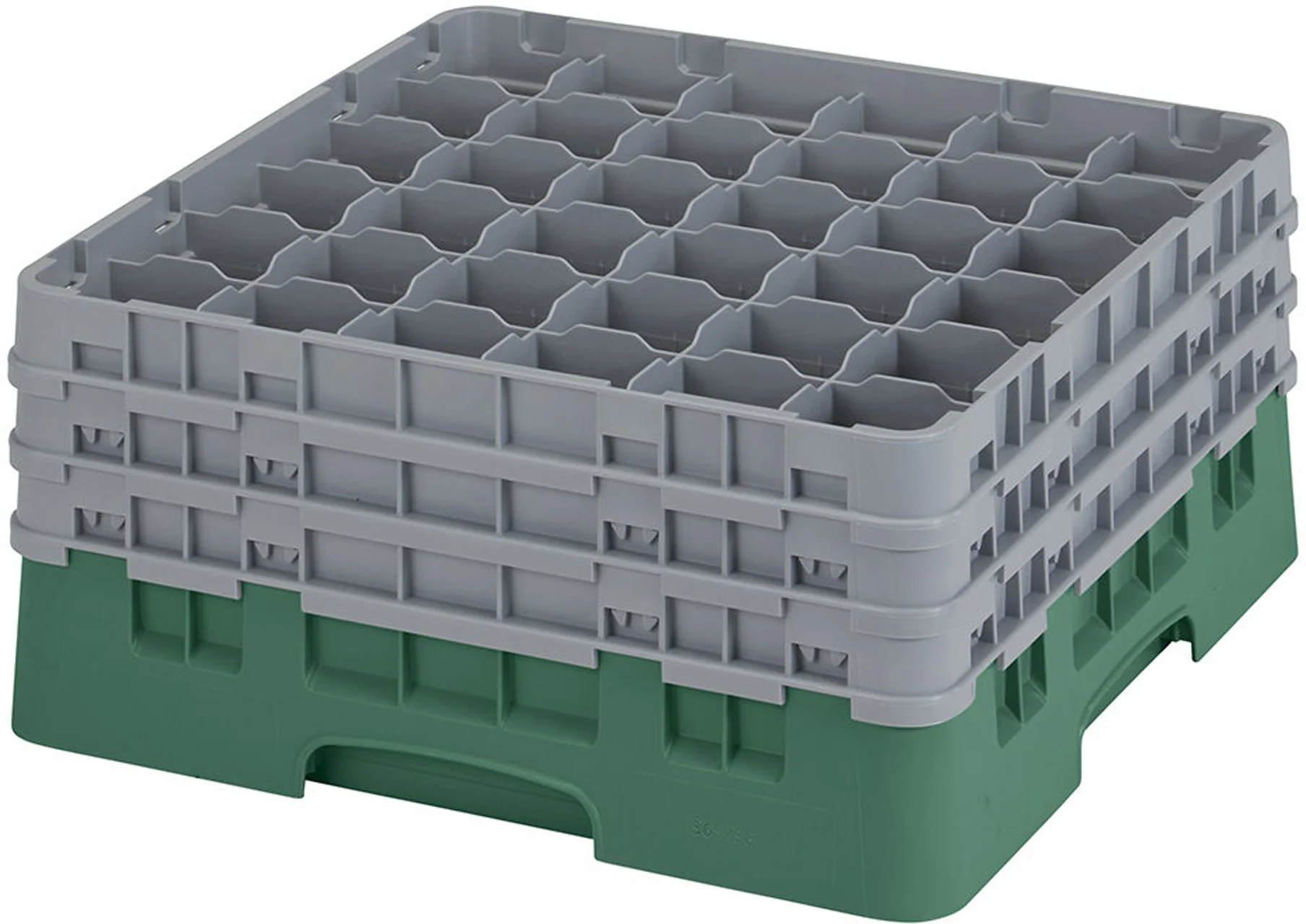 Kosz na szkło max. śr. szkl. 72 mm zielony - CAMBRO