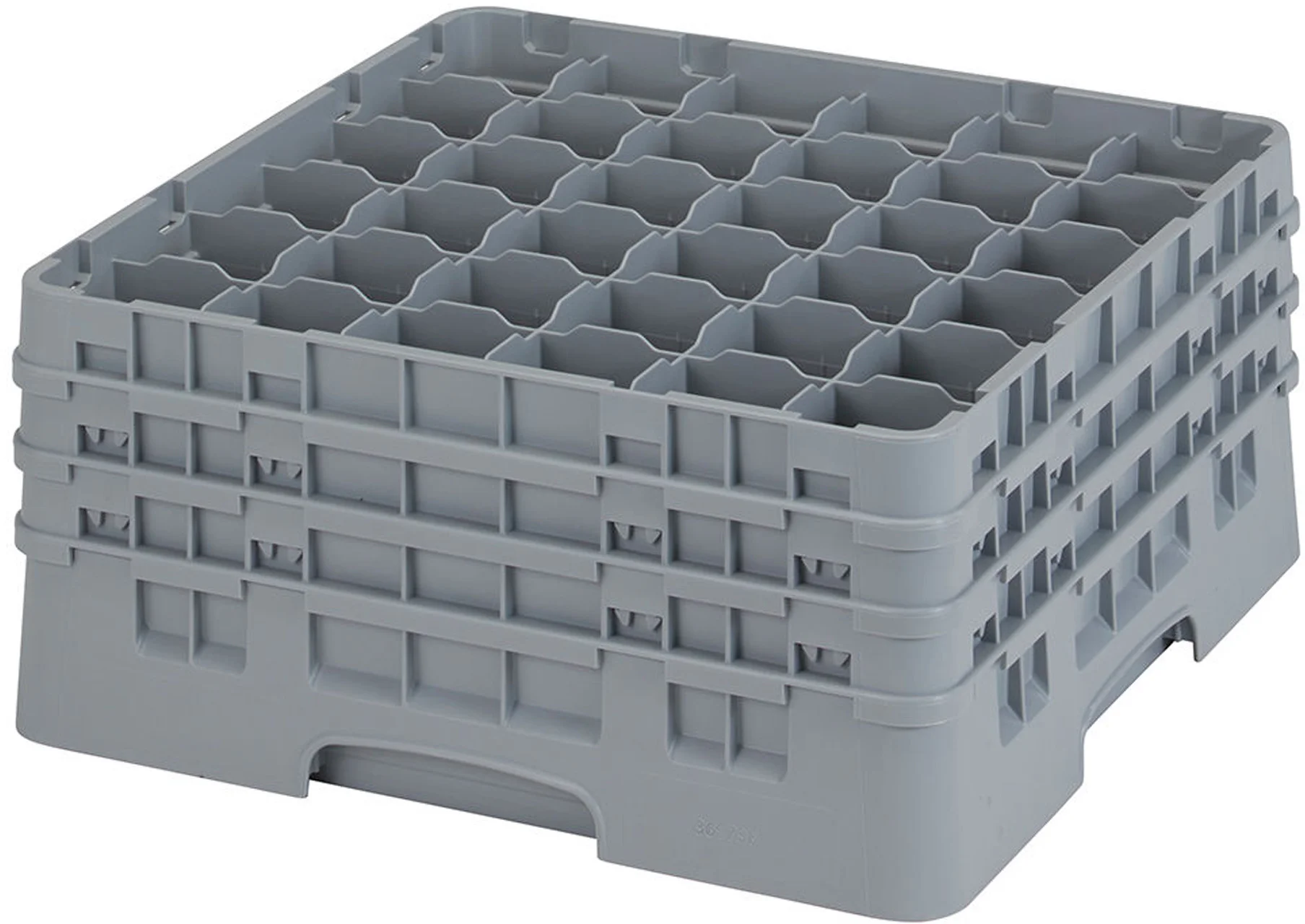 Kosz na szkło max. śr. szkl. 72 mm jasny szary - CAMBRO