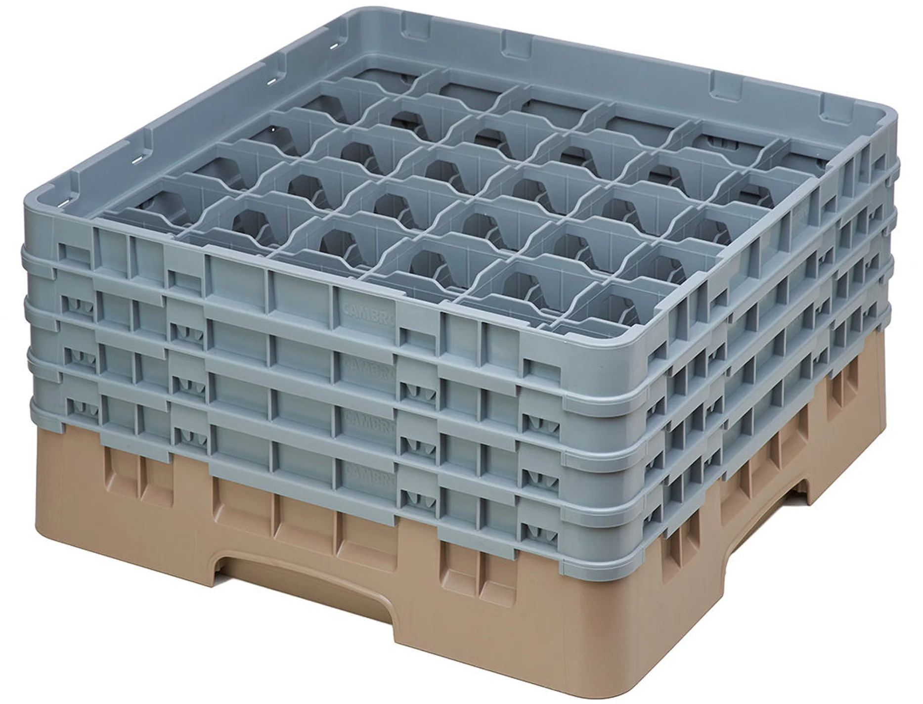 Kosz na szkło max. śr. szkl. 72 mm beżowy - CAMBRO