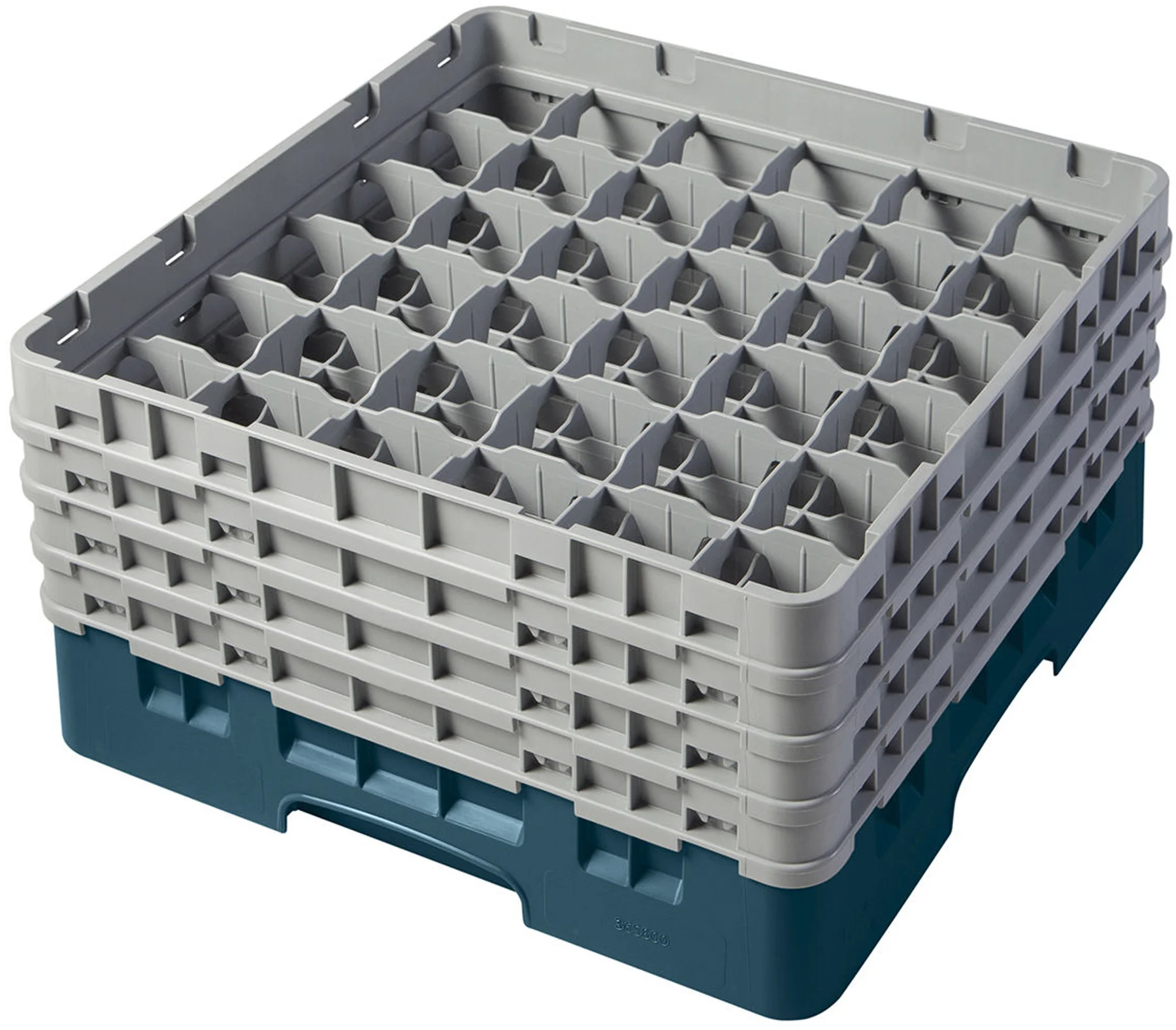 Kosz na szkło max. śr. szkl. 72 mm zielono-niebieski - CAMBRO
