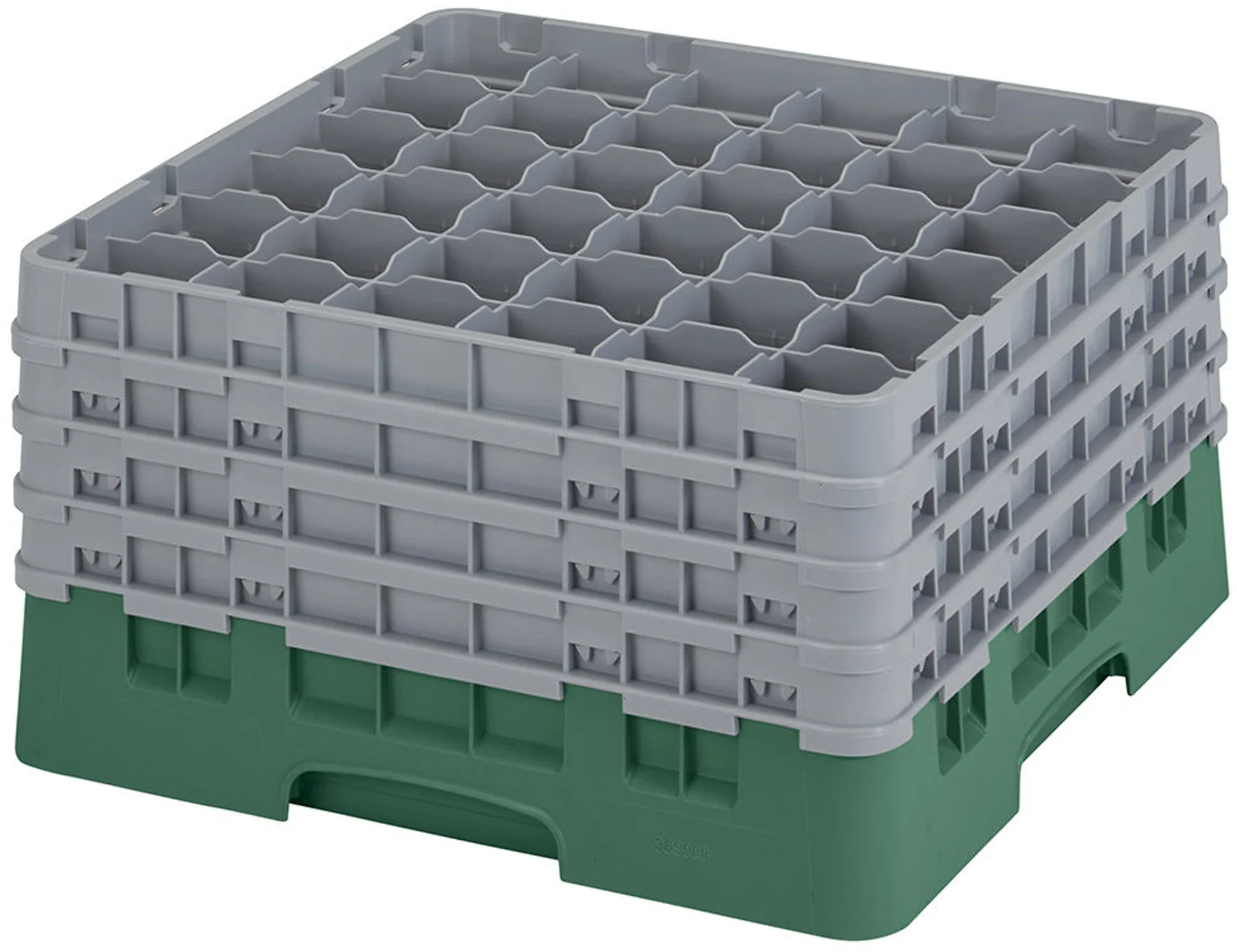 Kosz na szkło max. śr. szkl. 72 mm zielony - CAMBRO