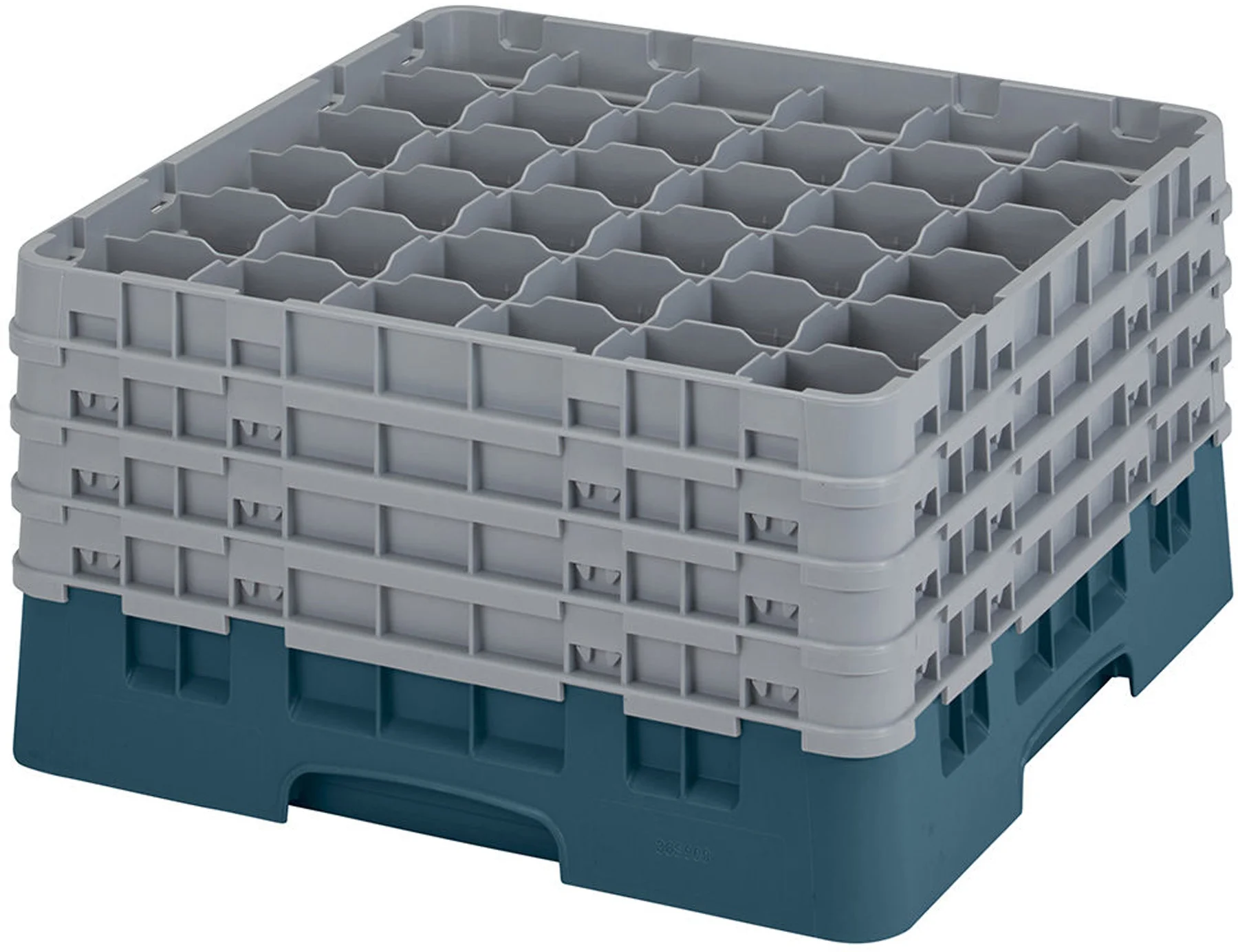 Kosz na szkło max. śr. szkl. 72 mm zielono-niebieski - CAMBRO