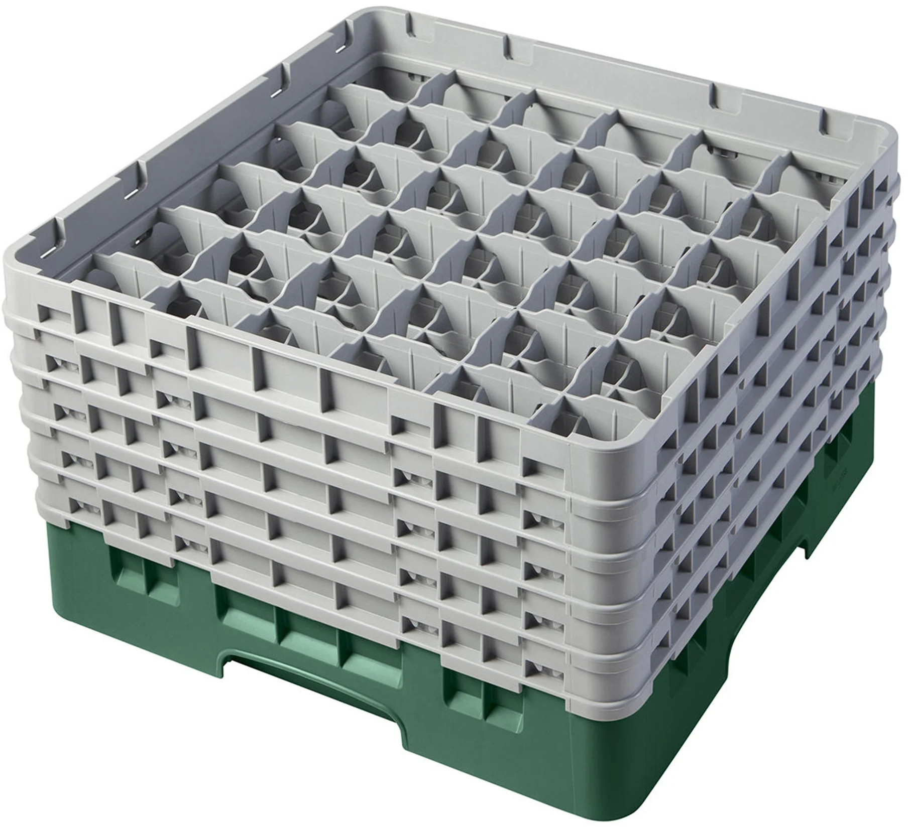 Kosz na szkło max. śr. szkl. 72 mm zielony - CAMBRO