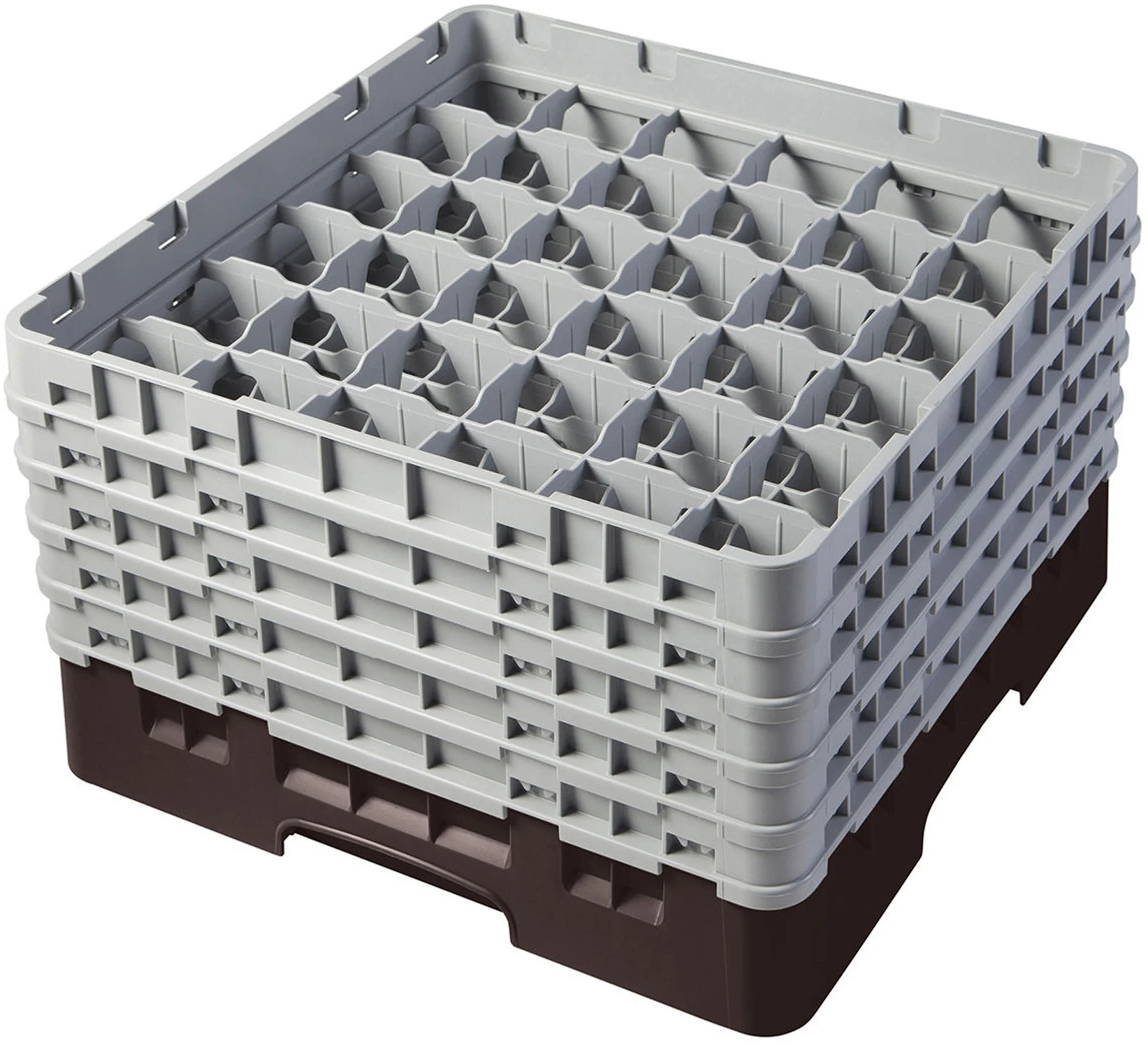 Kosz na szkło max. śr. szkl. 72 mm brązowy - CAMBRO