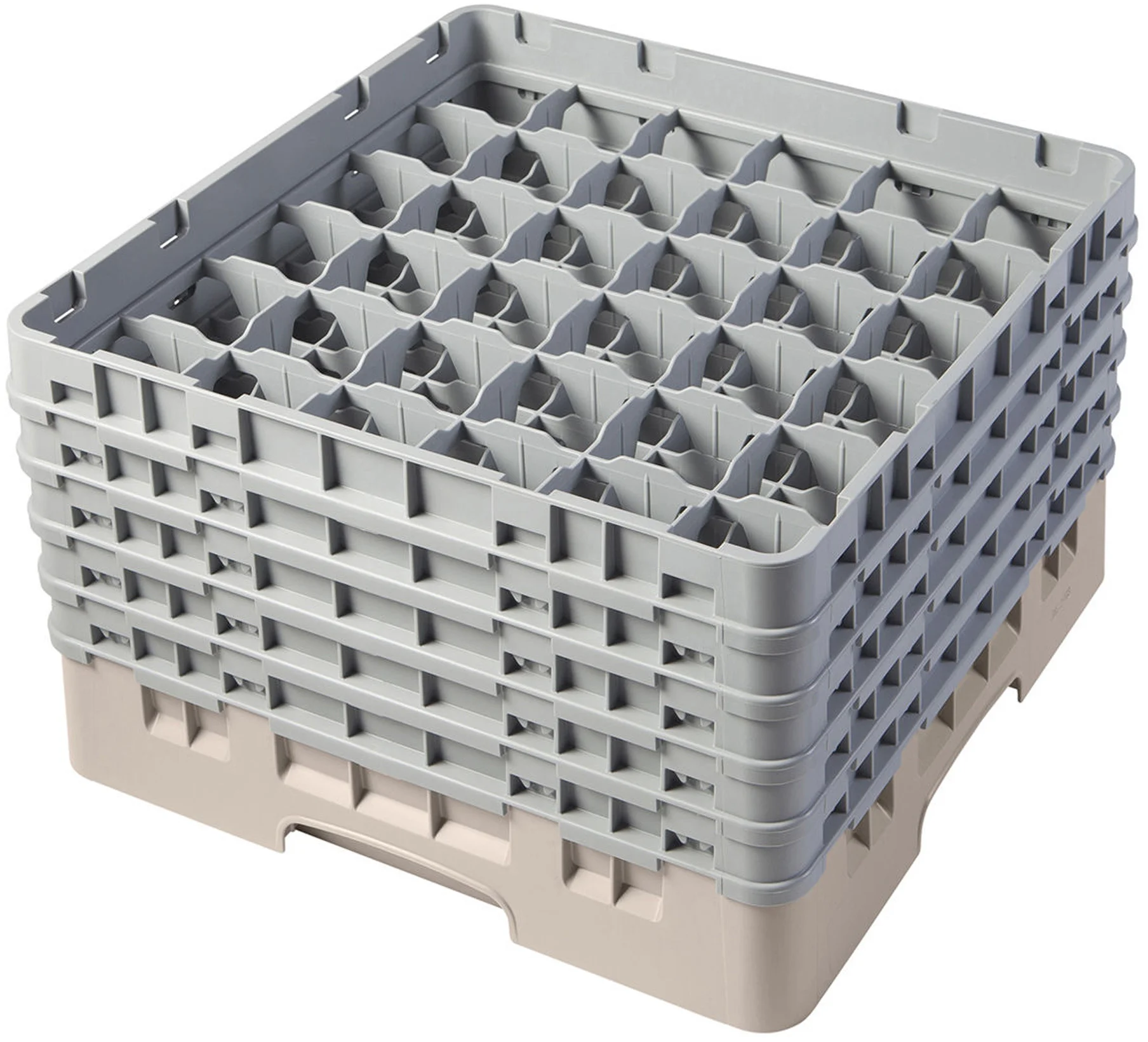Kosz na szkło max. śr. szkl. 72 mm beżowy - CAMBRO