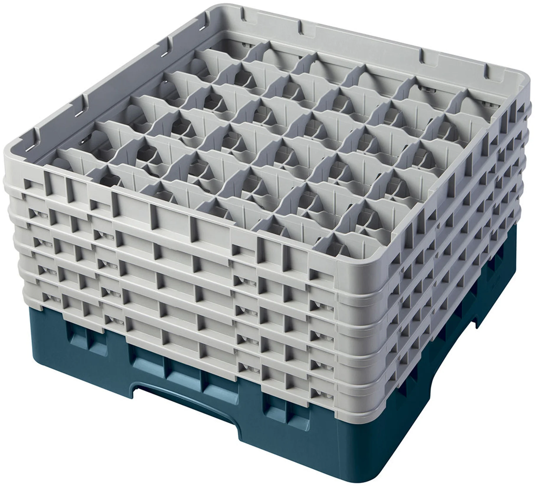 Kosz na szkło max. śr. szkl. 72 mm zielono-niebieski - CAMBRO
