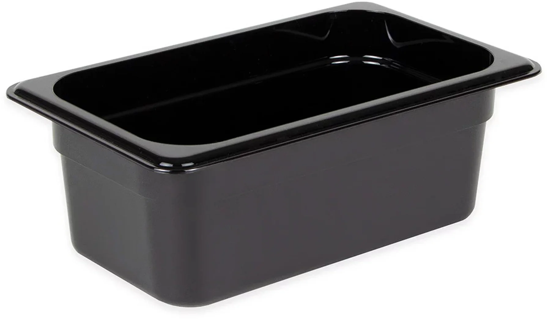 Pojemnik z poliwęglanu GN 1/4 wys. 10 cm czarny - CAMBRO