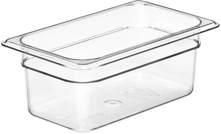 Pojemnik z poliwęglanu GN 1/4 przezroczysty wys. 10 cm - CAMBRO