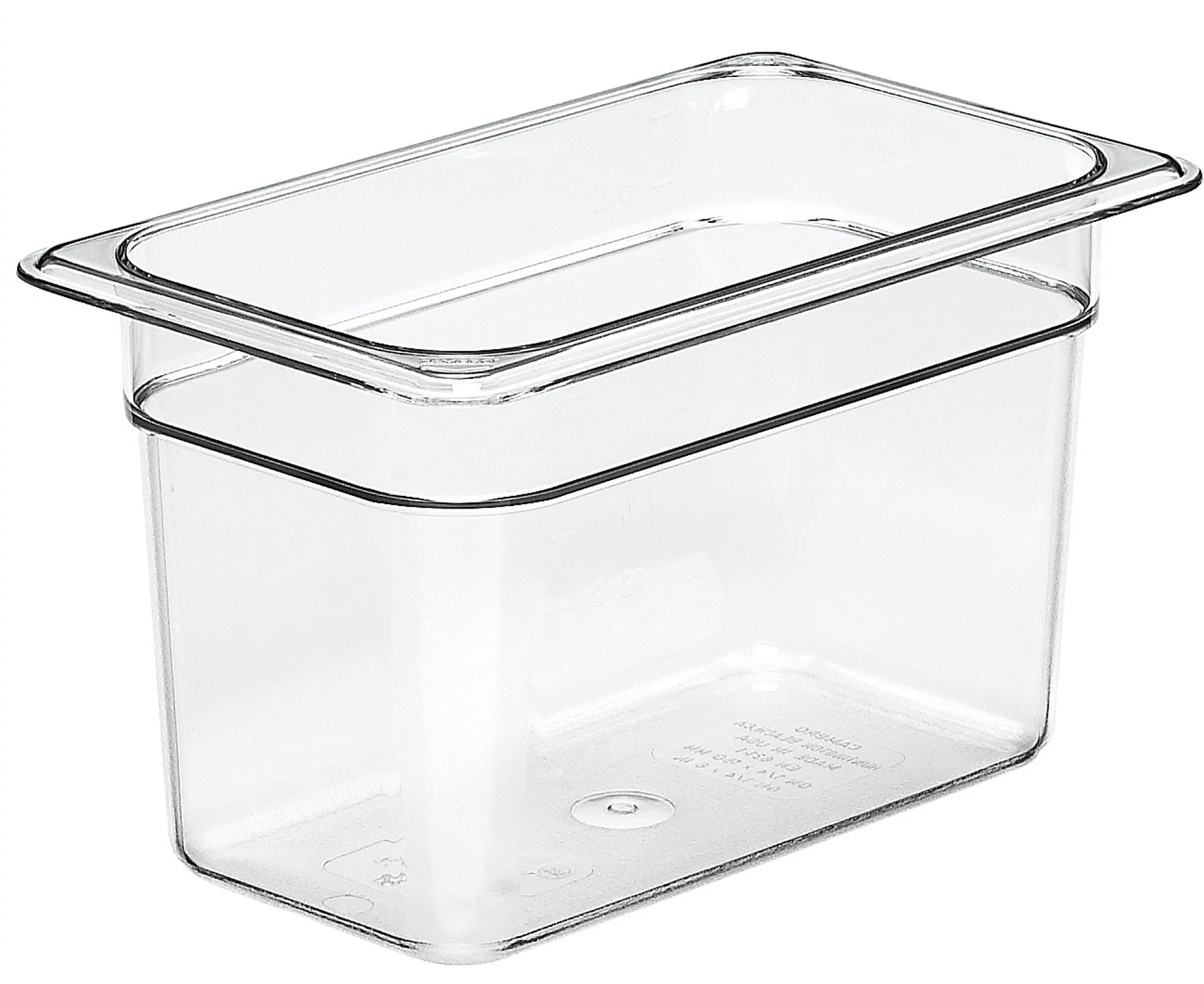 Pojemnik z poliwęglanu GN 1/4 przezroczysty wys. 15 cm - CAMBRO