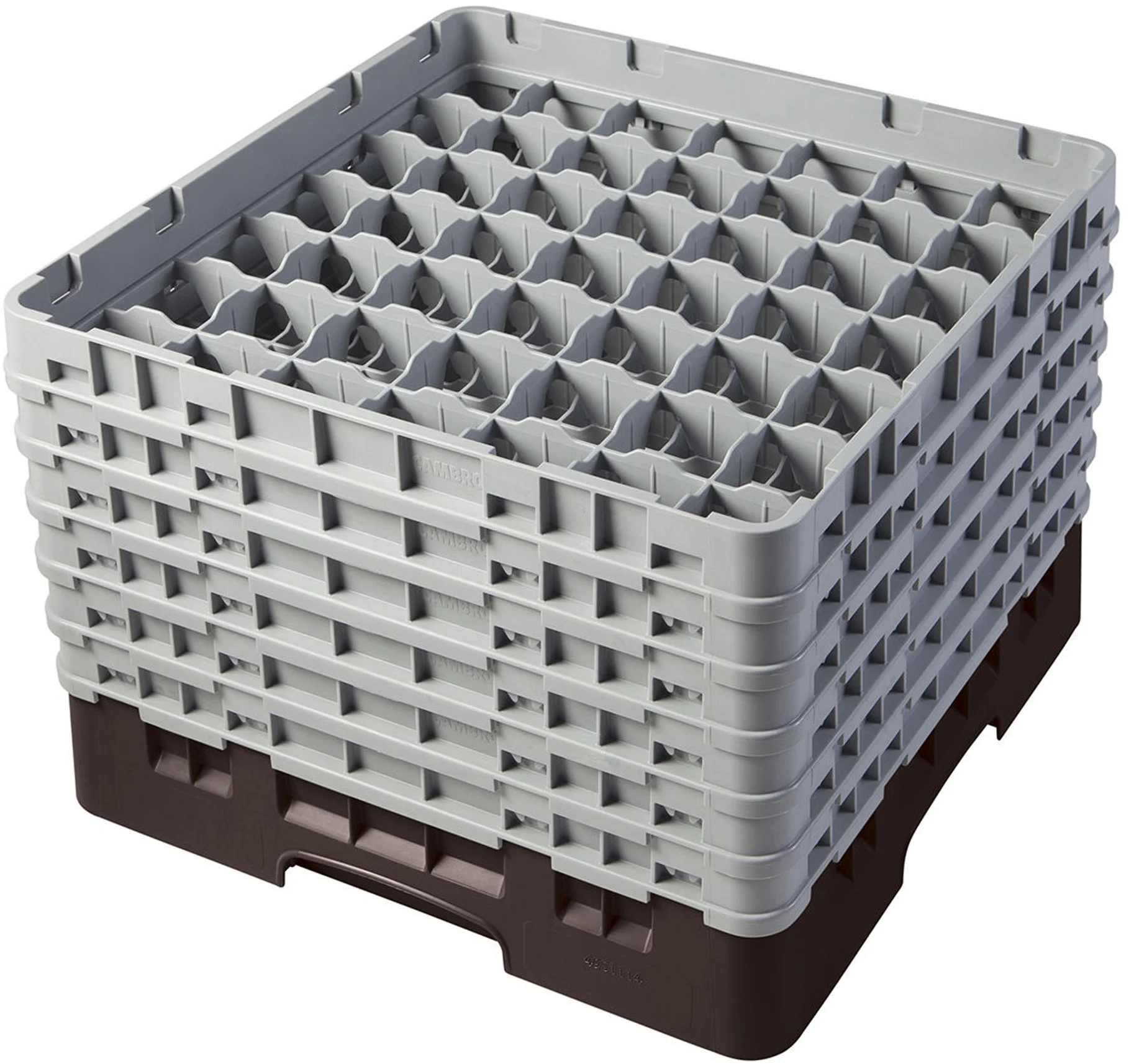 Kosz na szkło max. śr. szkl. 60 mm brązowy - CAMBRO
