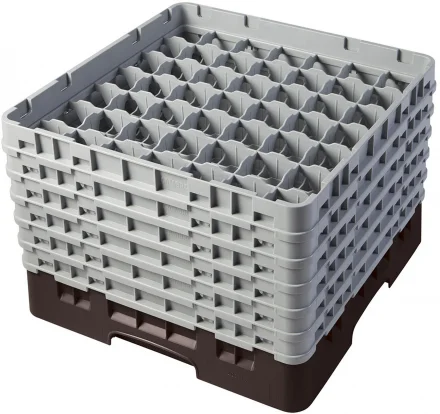 Kosz na szkło max. śr. szkl. 60 mm brązowy - CAMBRO