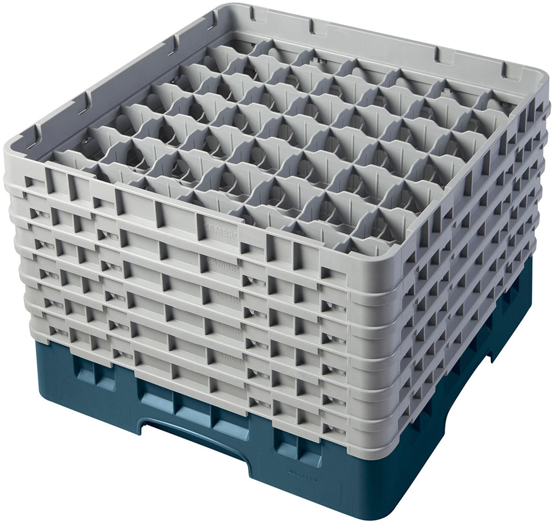 Kosz na szkło max. śr. szkl. 60 mm zielono-niebieski - CAMBRO