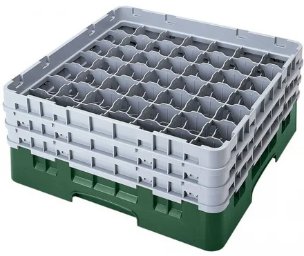 Kosz na szkło max. śr. szkl. 60 mm zielony - CAMBRO