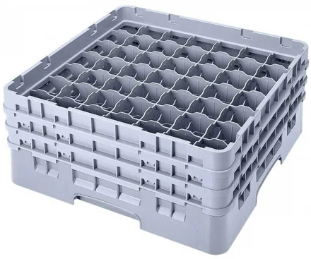 Kosz na szkło max. śr. szkl. 60 mm jasny szary - CAMBRO
