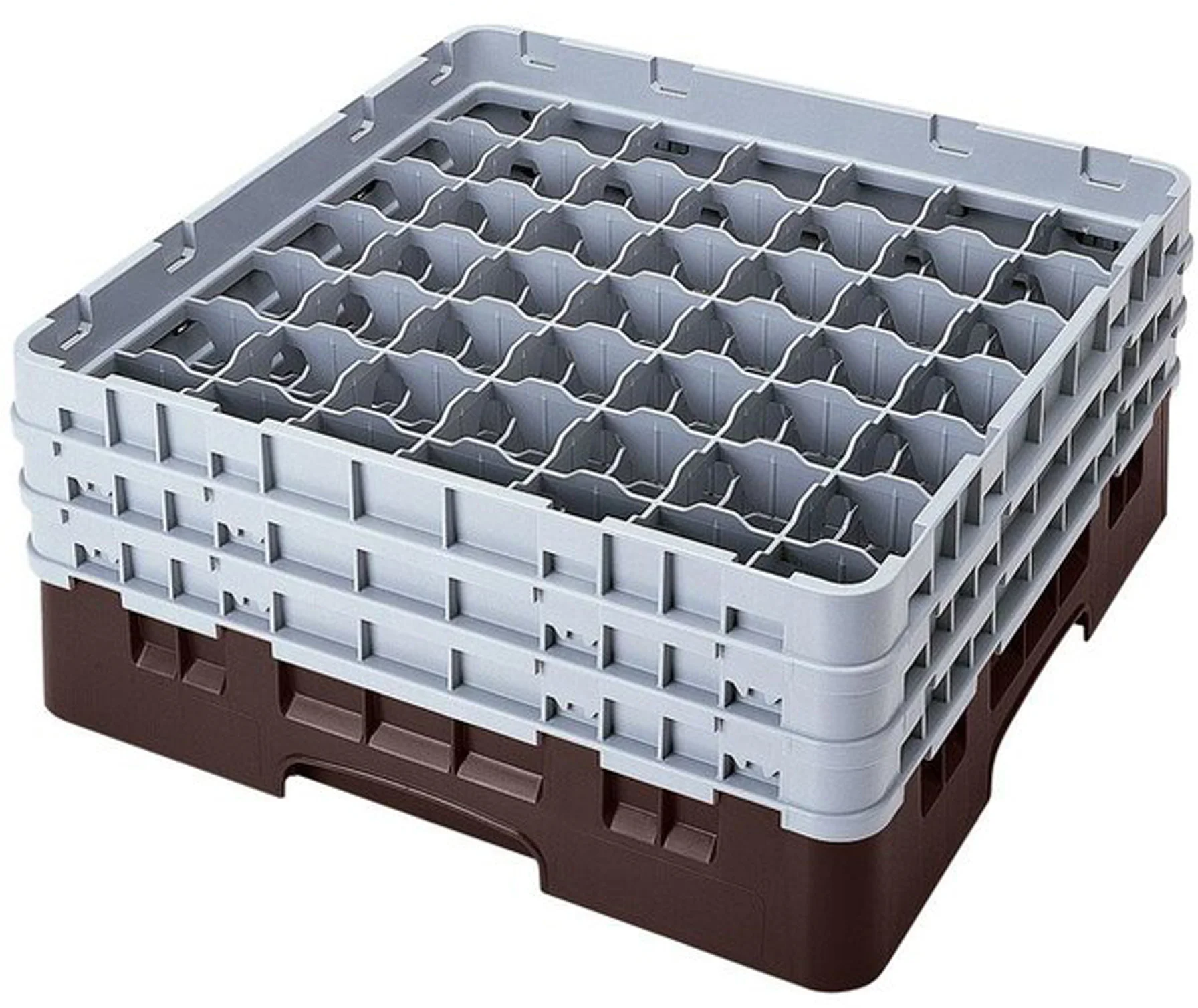 Kosz na szkło max. śr. szkl. 60 mm brązowy - CAMBRO