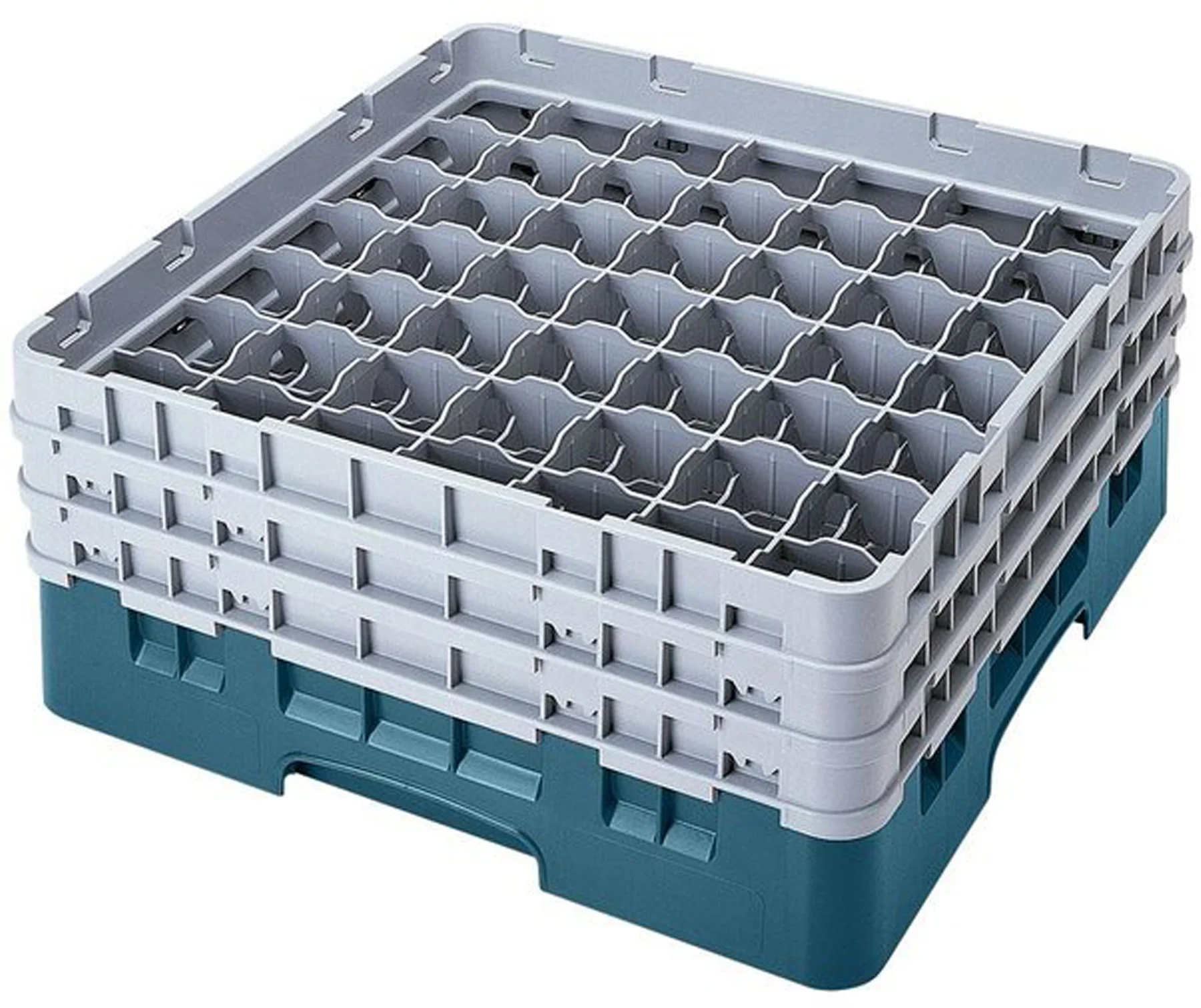 Kosz na szkło max. śr. szkl. 60 mm zielono-niebieski - CAMBRO