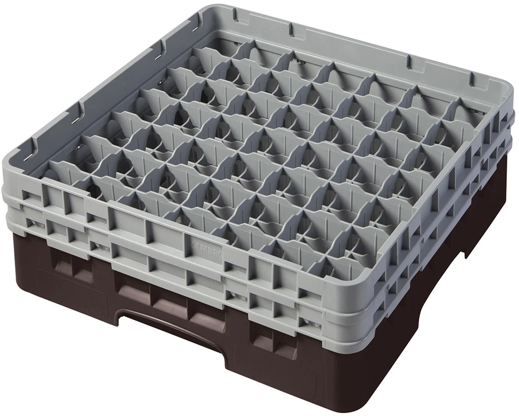 Kosz na szkło max. śr. szkl. 60 mm brązowy - CAMBRO