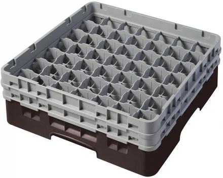 Kosz na szkło max. śr. szkl. 60 mm brązowy - CAMBRO