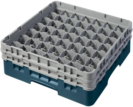 Kosz na szkło max. śr. szkl. 60 mm zielono-niebieski - CAMBRO