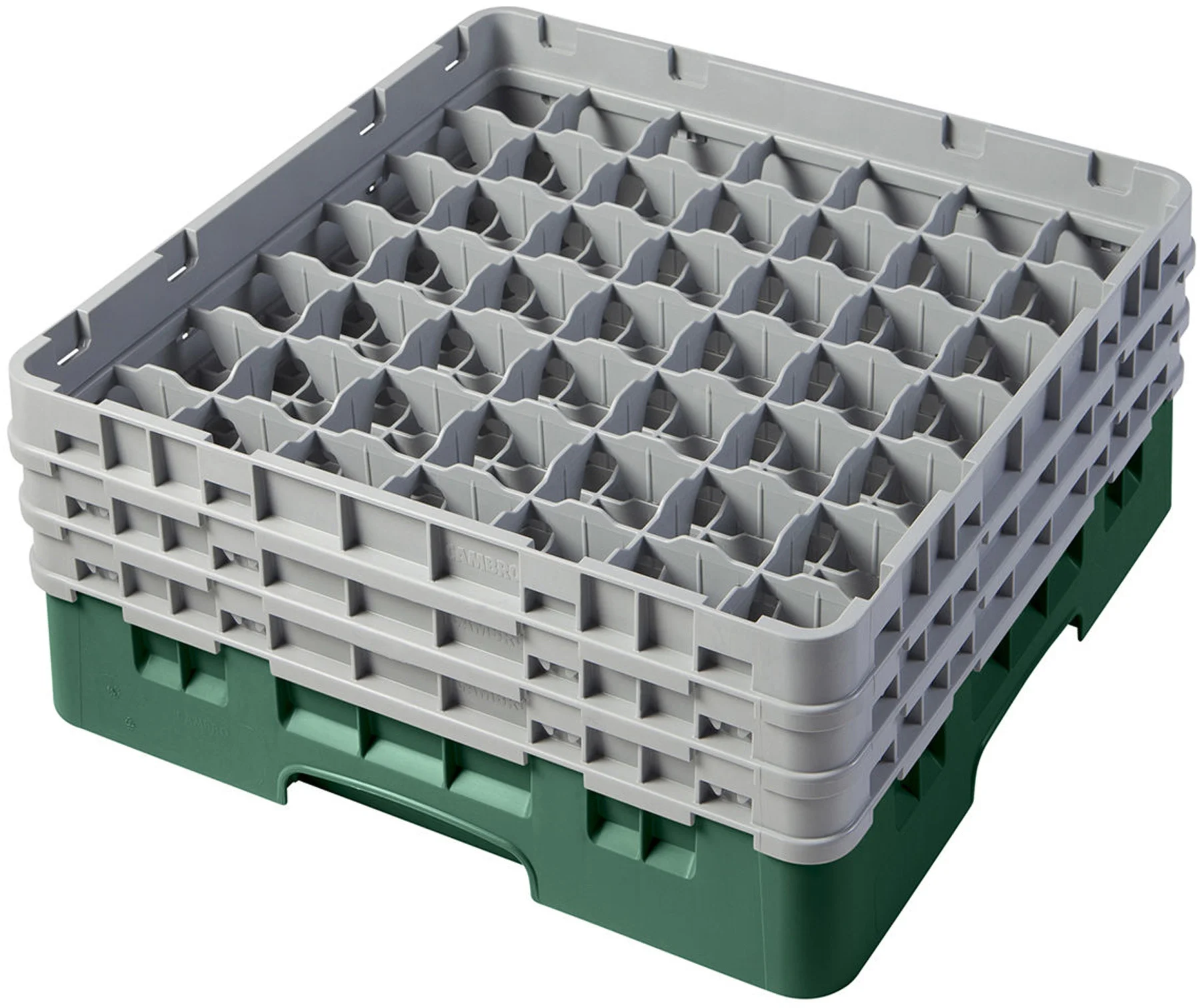 Kosz na szkło max. śr. szkl. 60 mm zielony - CAMBRO
