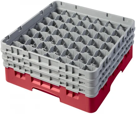 Kosz na szkło max. śr. szkl. 60 mm czerwony - CAMBRO