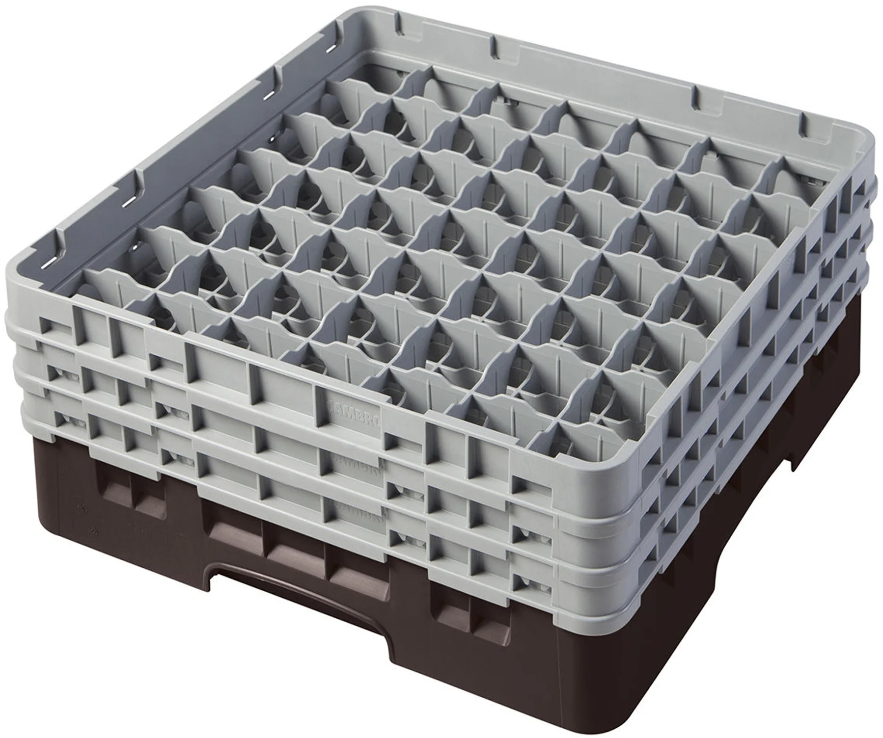 Kosz na szkło max. śr. szkl. 60 mm brązowy - CAMBRO