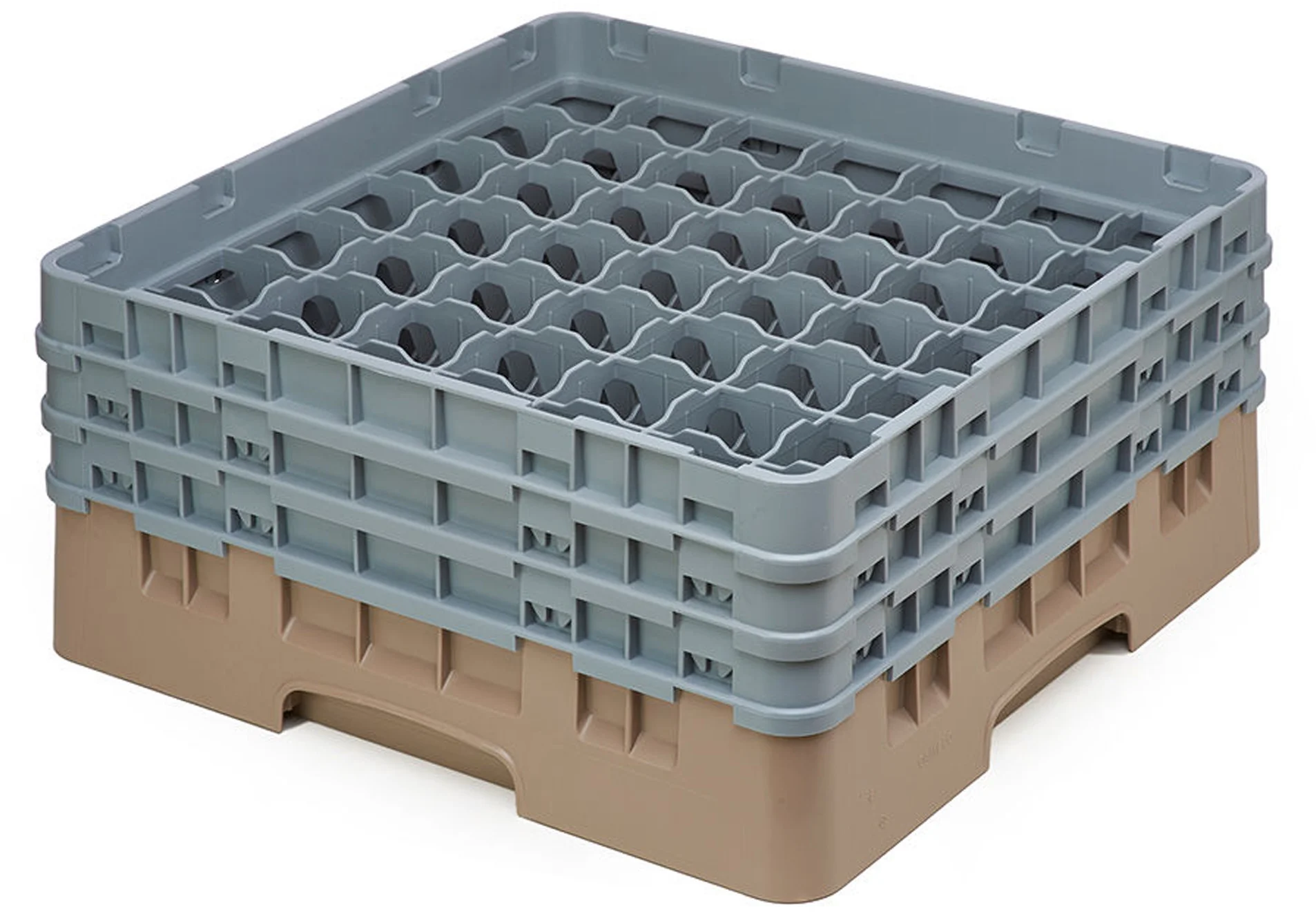 Kosz na szkło max. śr. szkl. 60 mm beżowy - CAMBRO