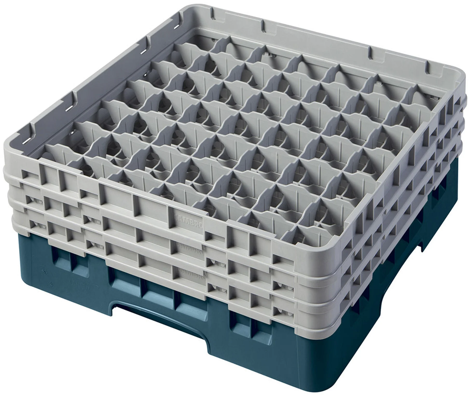 Kosz na szkło max. śr. szkl. 60 mm zielono-niebieski - CAMBRO