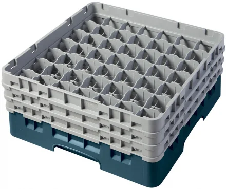 Kosz na szkło max. śr. szkl. 60 mm zielono-niebieski - CAMBRO